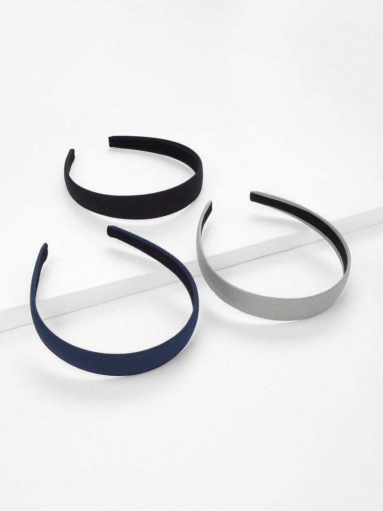 Plain Headband 3pcs-hair-Des Mess