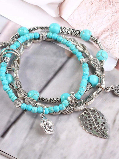 Layered Beaded Bracelet--Des Mess