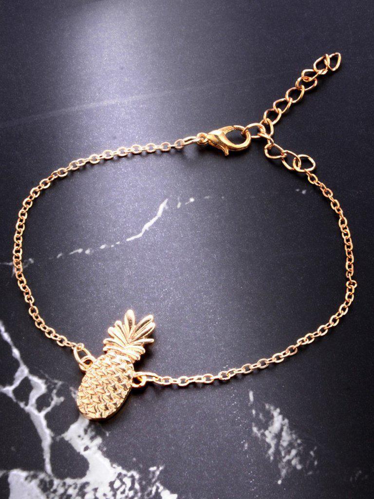 Pineapple Design Chain Anklet-jewelry-Des Mess