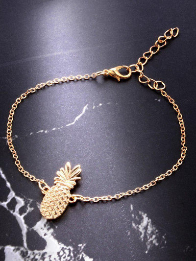 Pineapple Design Chain Anklet-jewelry-Des Mess