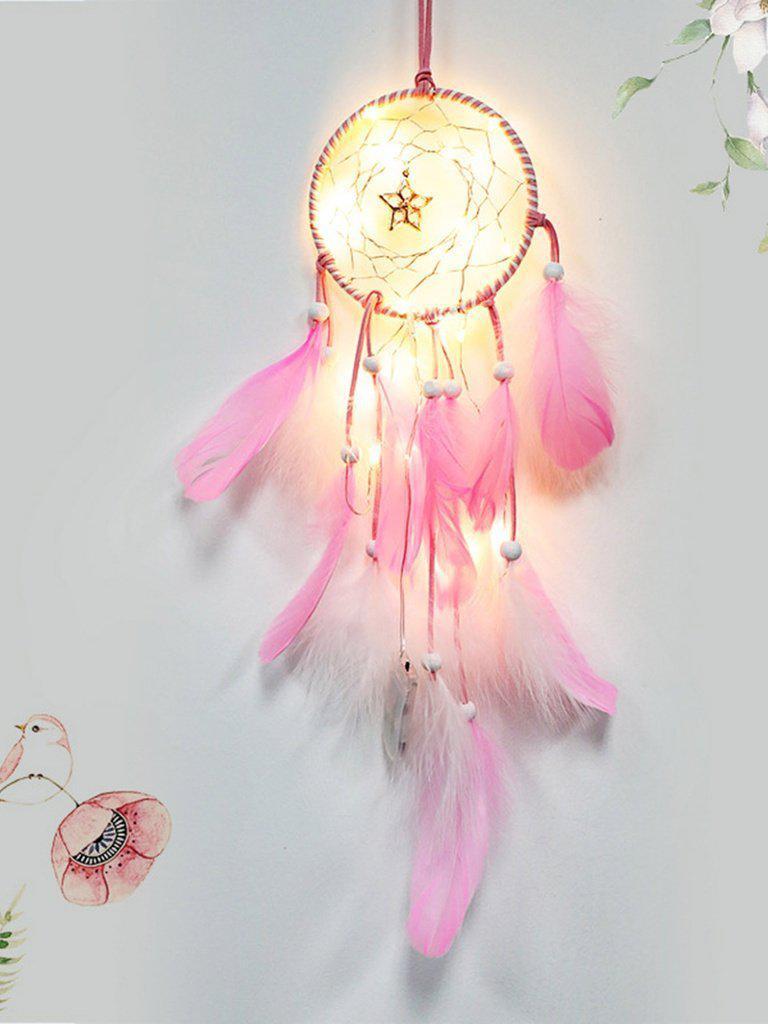 Feather Fringe Dreamcatcher Light-others-Des Mess