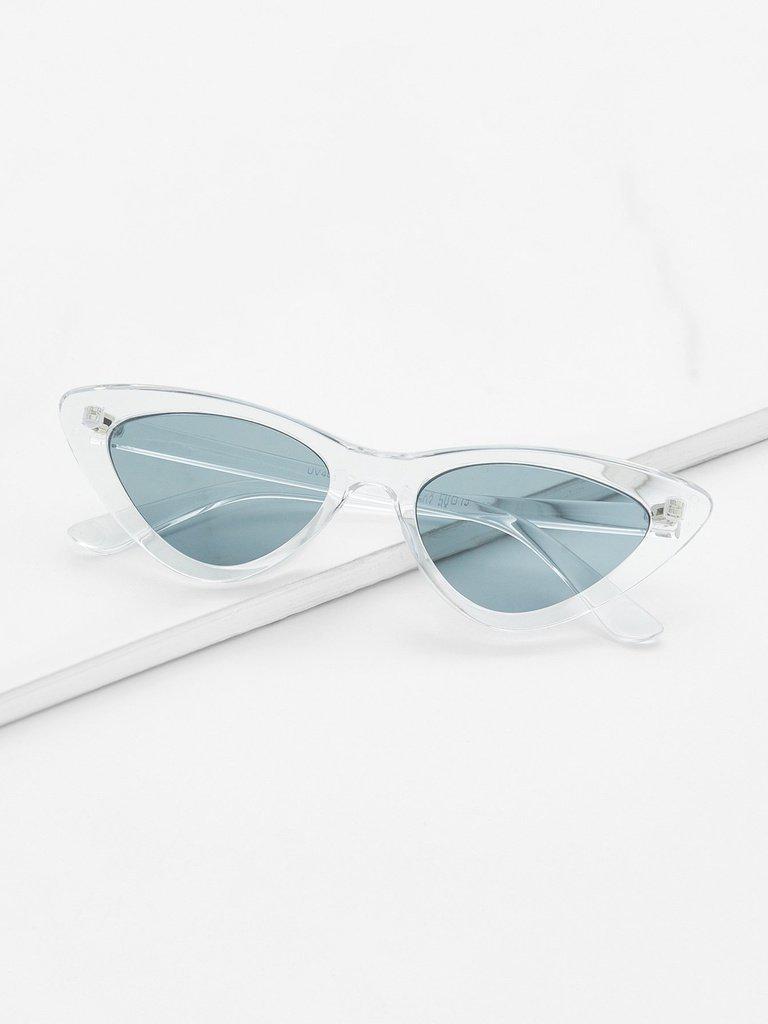 Clear Frame Cat Eye Sunglasses-accessories-Des Mess