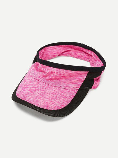 Contrast Trim Visor Hat--Des Mess
