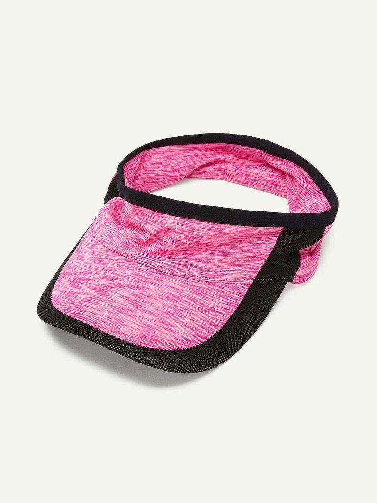 Contrast Trim Visor Hat--Des Mess