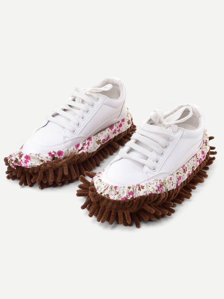 Chenille Mop Slippers-others-Des Mess