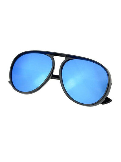 BLue Large Frame Thick Side Sunglasses-accessories-Des Mess