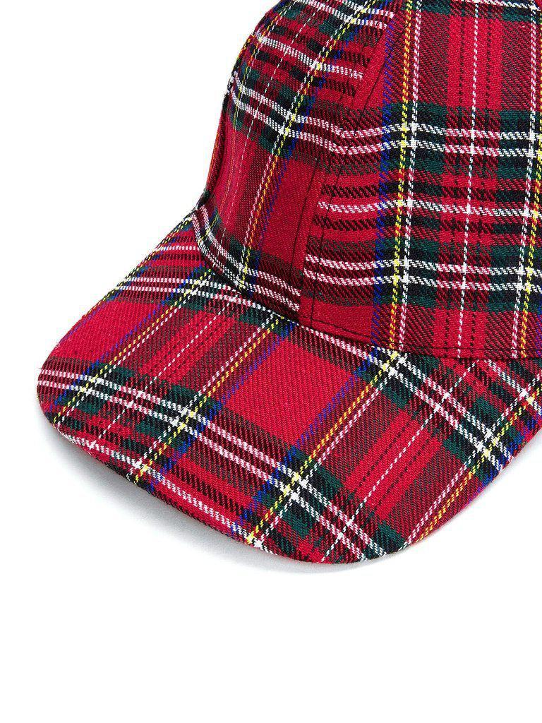 Plaid Baseball Cap-accessories-Des Mess