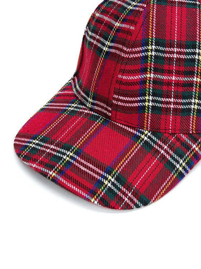 Plaid Baseball Cap-accessories-Des Mess
