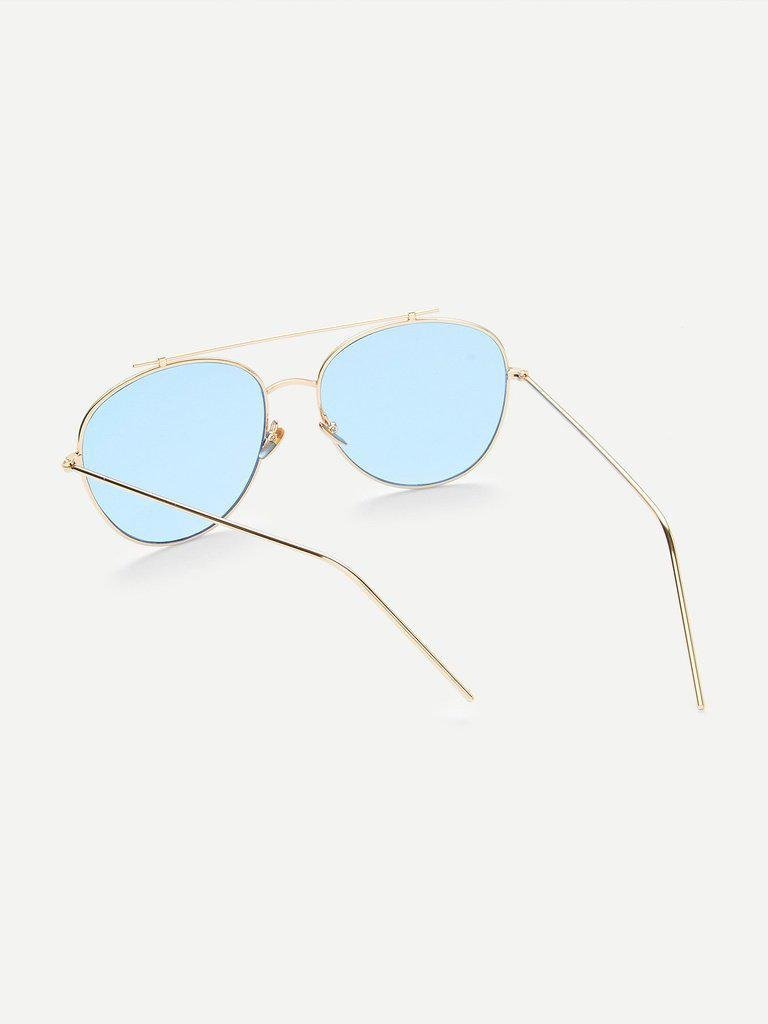 Top Bar Aviator Sunglasses-accessories-Des Mess