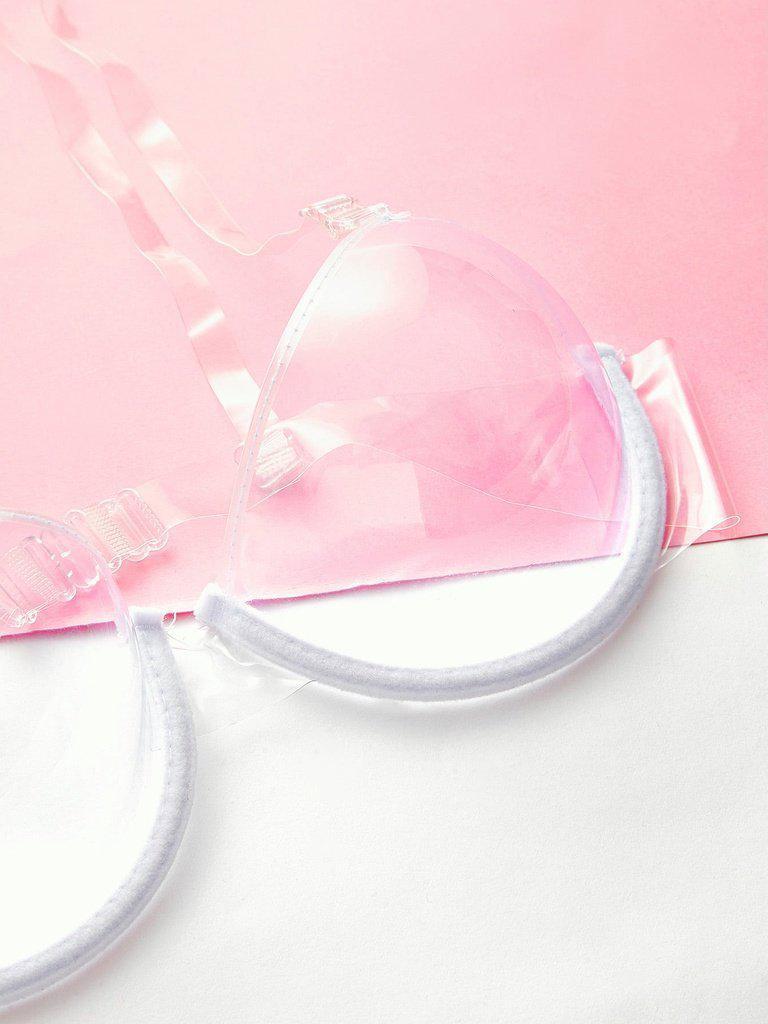 Adjustable Straps Clear Bra-lingerie-Des Mess