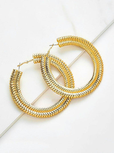 Exaggerated Big Circle Hoop Earrings-jewelry-Des Mess