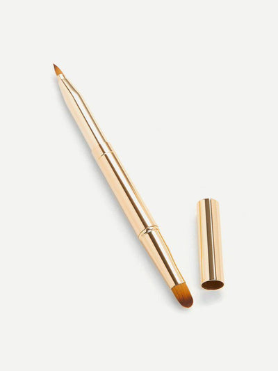 Two Head Metal Handle Lip Brush-makeup-Des Mess