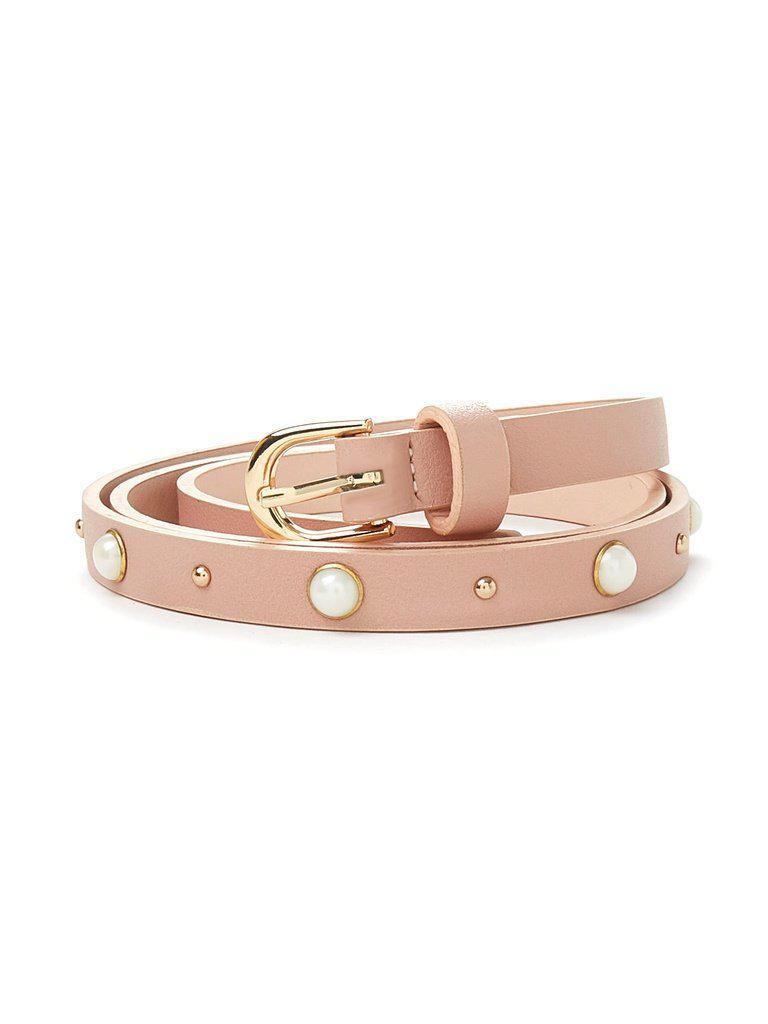 Faux Pearl Decor Belt-accessories-Des Mess