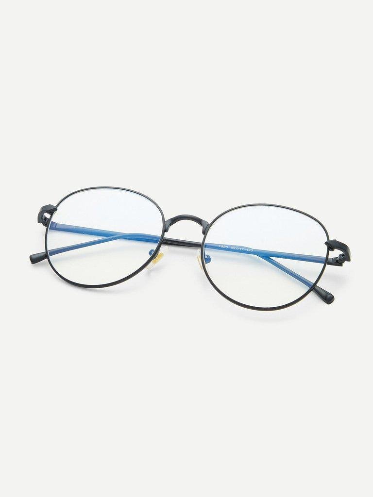 Metal Frame Clear Lens Glasses-accessories-Des Mess