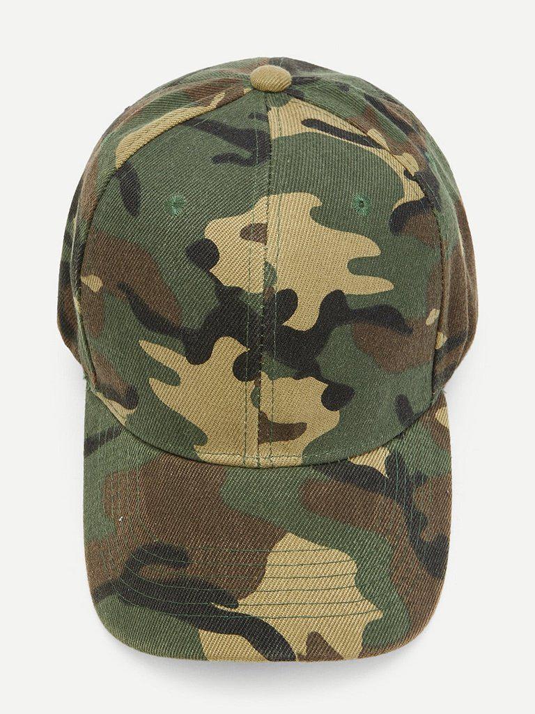 Camouflage Baseball Cap-accessories-Des Mess
