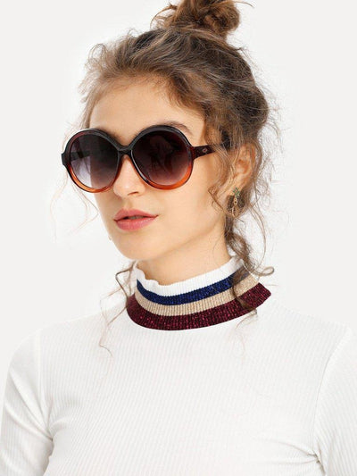 Round Mirror Lens Sunglasses-accessories-Des Mess