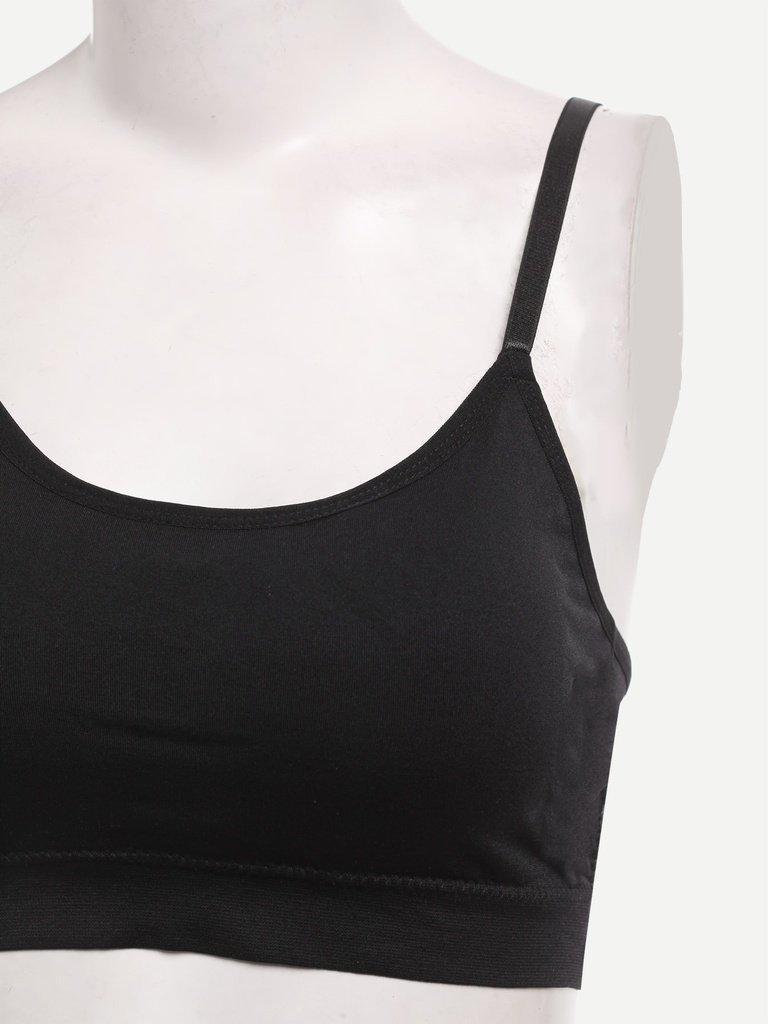 Ring Linked Striped Bra-sportswear-Des Mess