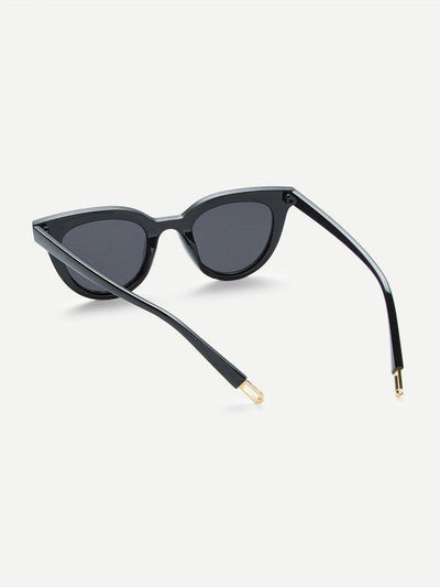 Flat Lens Cat Eye Sunglasses-accessories-Des Mess
