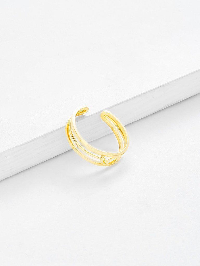 Knot Design Hollow Ring-jewelry-Des Mess
