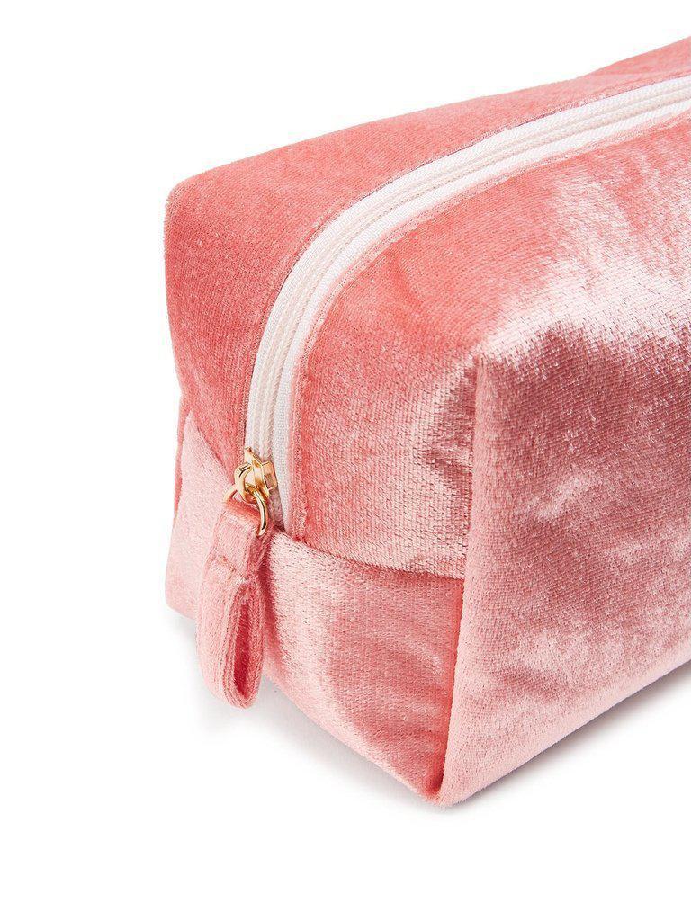Velvet Zipper Makeup Bag-makeup-Des Mess