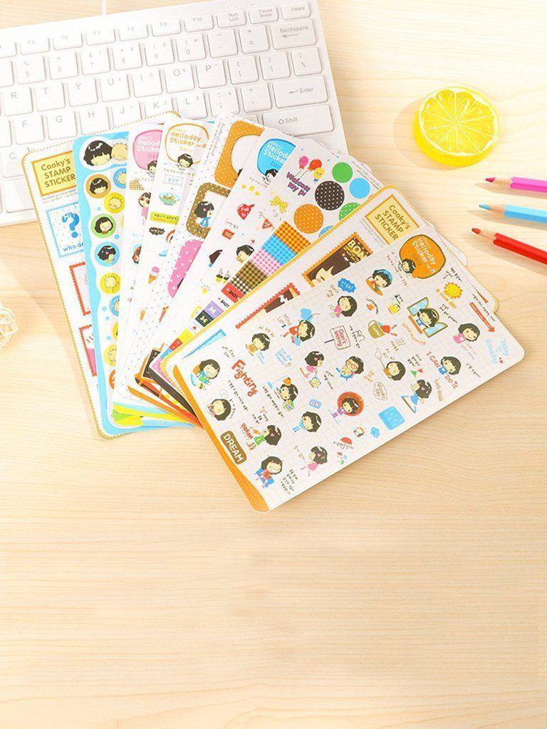 Cartoon Sticker 10sheets-others-Des Mess