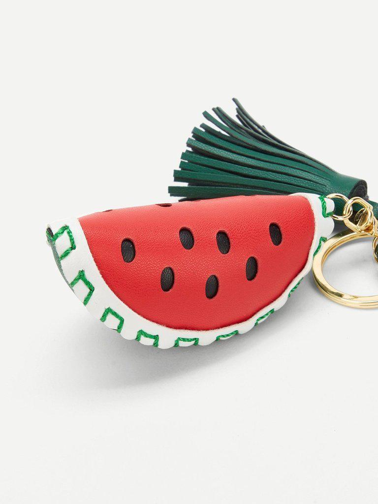 Watermelon & Tassel Charm Keychain-others-Des Mess