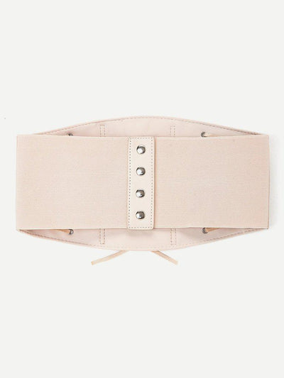 Lace Up Elastic Belt-accessories-Des Mess