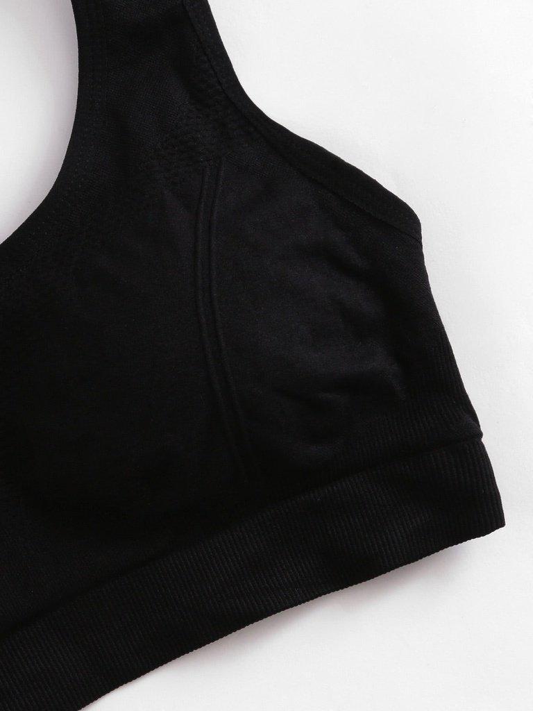 Racer Back Sports Bra-sportswear-Des Mess