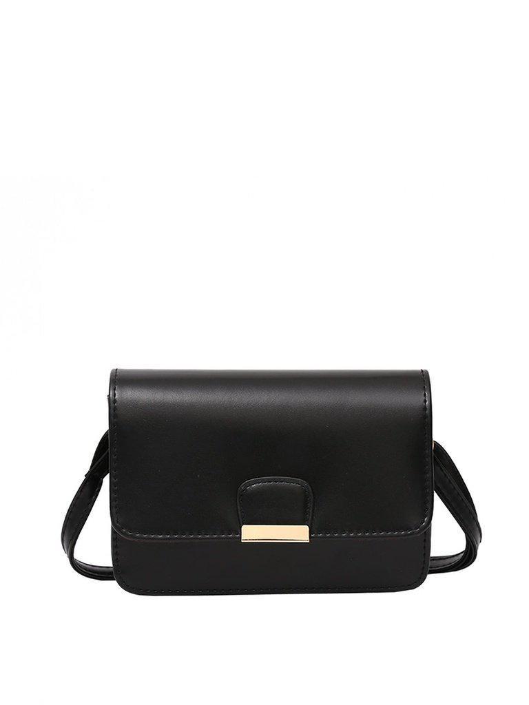PU Flap Shoulder Bag-accessories-Des Mess