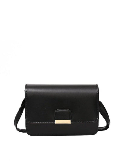 PU Flap Shoulder Bag-accessories-Des Mess