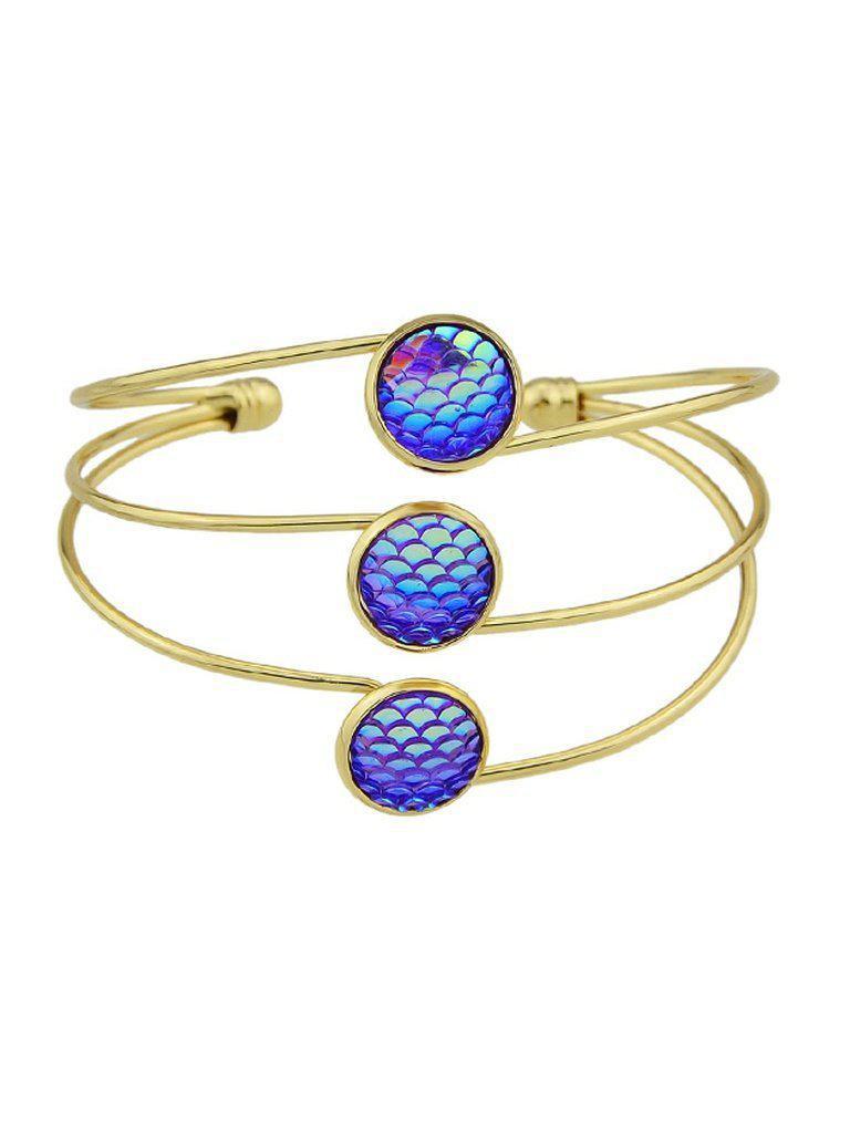 Purple Mermaid Multilayer Love Bracelet--Des Mess