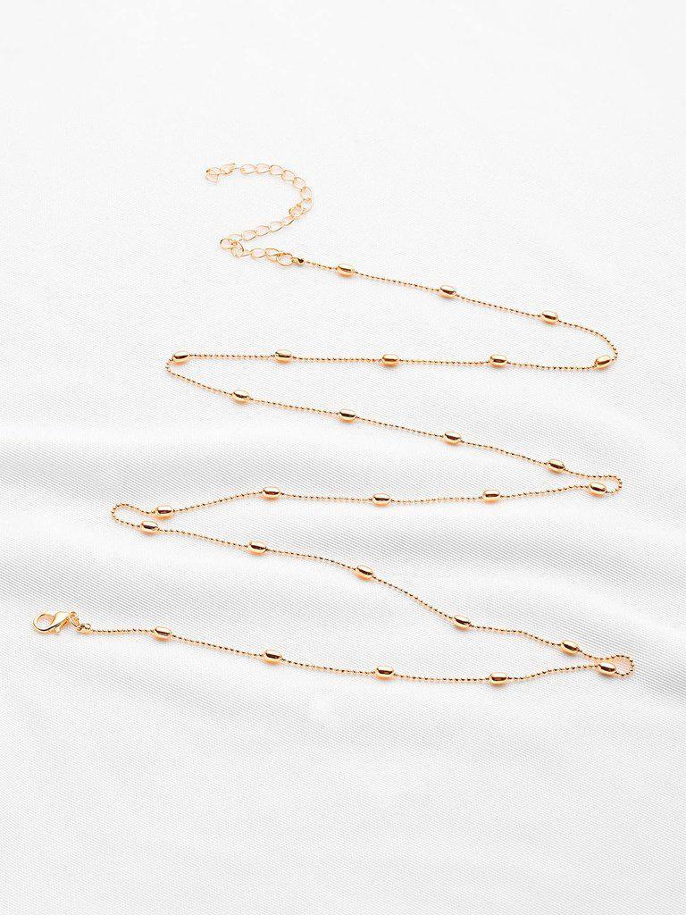 Beaded Decorated Waist Chain-jewelry-Des Mess