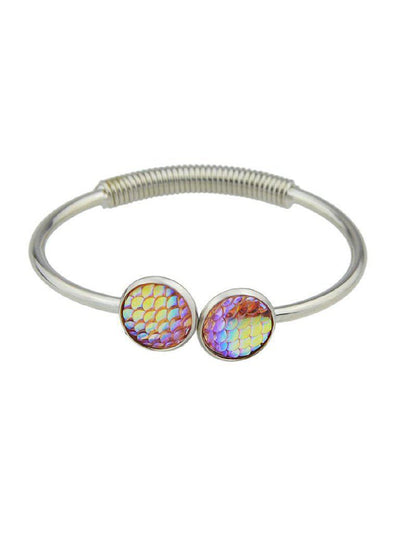 Pink Mermaid Scales Love Bracelets--Des Mess