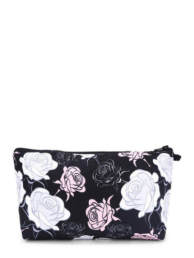 Rose Print Makeup Bag-makeup-Des Mess