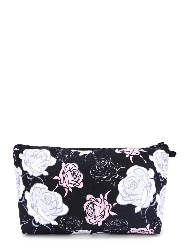 Rose Print Makeup Bag-makeup-Des Mess