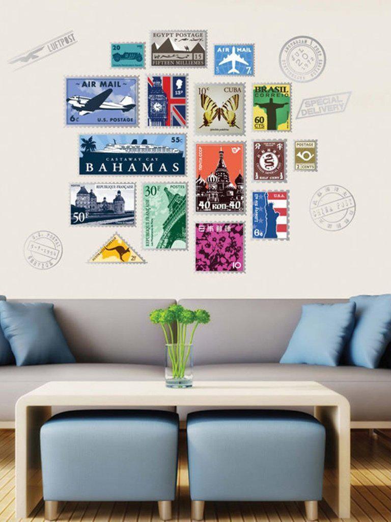 Stamp Wall Sticker-others-Des Mess