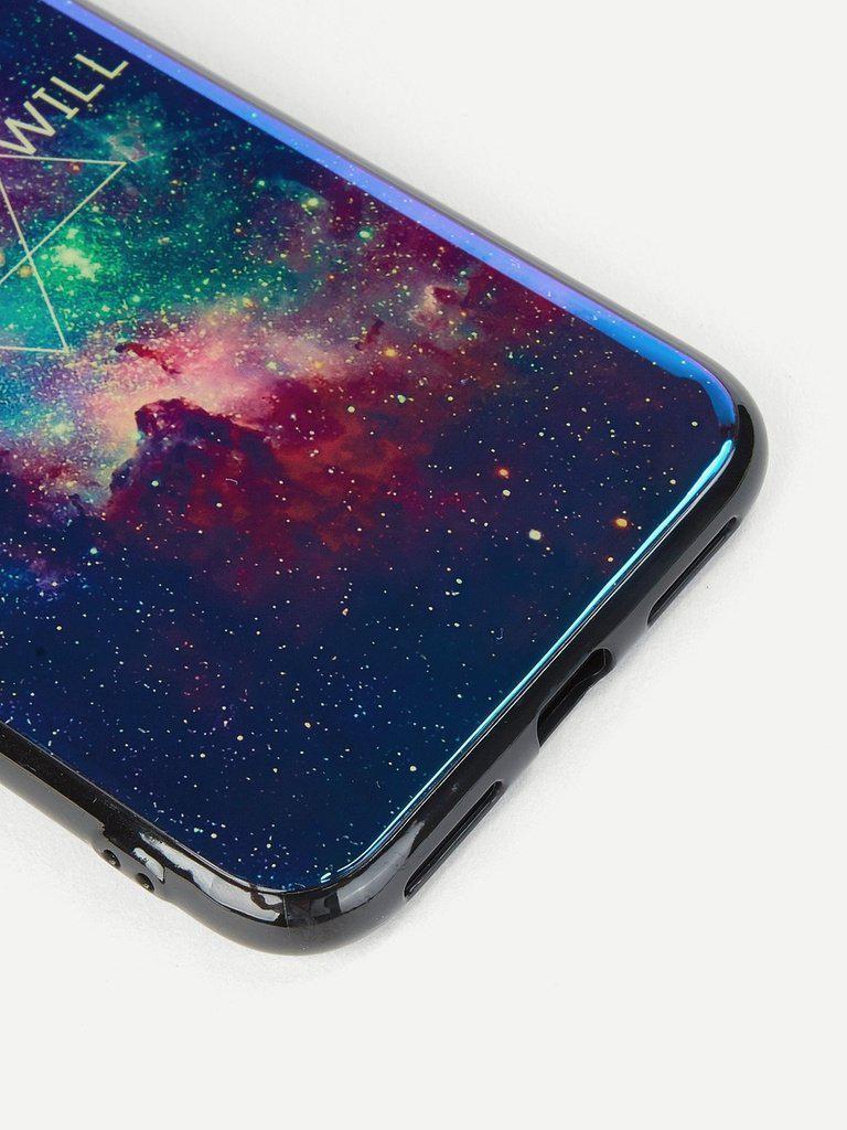 Galaxy Print iPhone Case-others-Des Mess