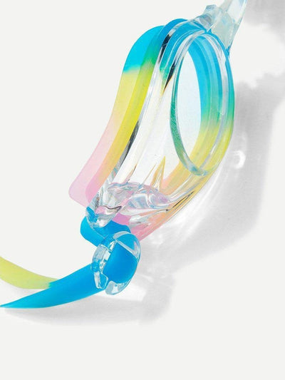 Two Tone Clear Design Swimming Glasses-accessories-Des Mess