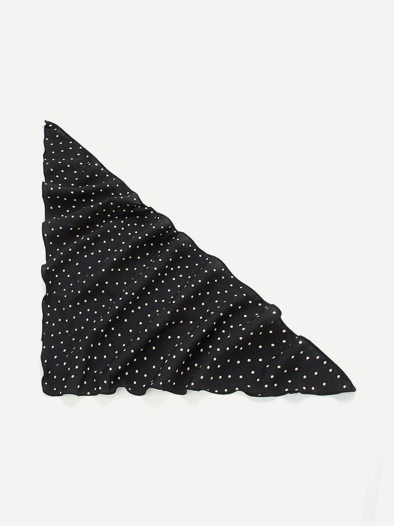 Polka Dot Print Twilly Scarf-accessories-Des Mess