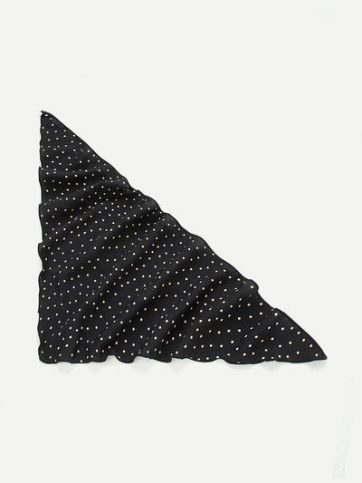 Polka Dot Print Twilly Scarf-accessories-Des Mess