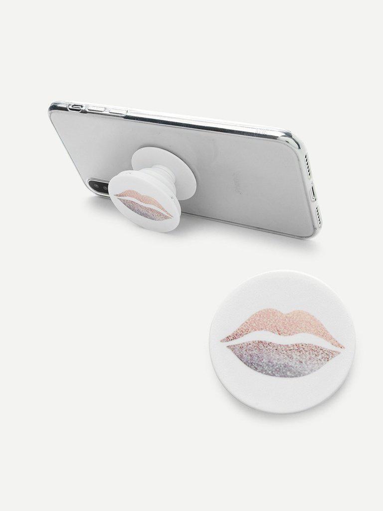 Metallic Lip Gasbag Phone Holder-others-Des Mess