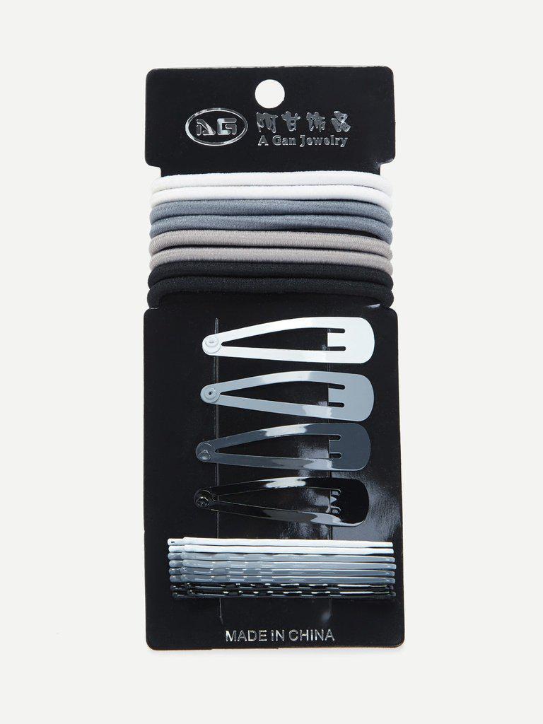 4 Colors Metal Hair Clip Set-hair-Des Mess