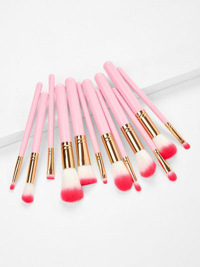Ombre Bristle Makeup Brush 12pcs--Des Mess
