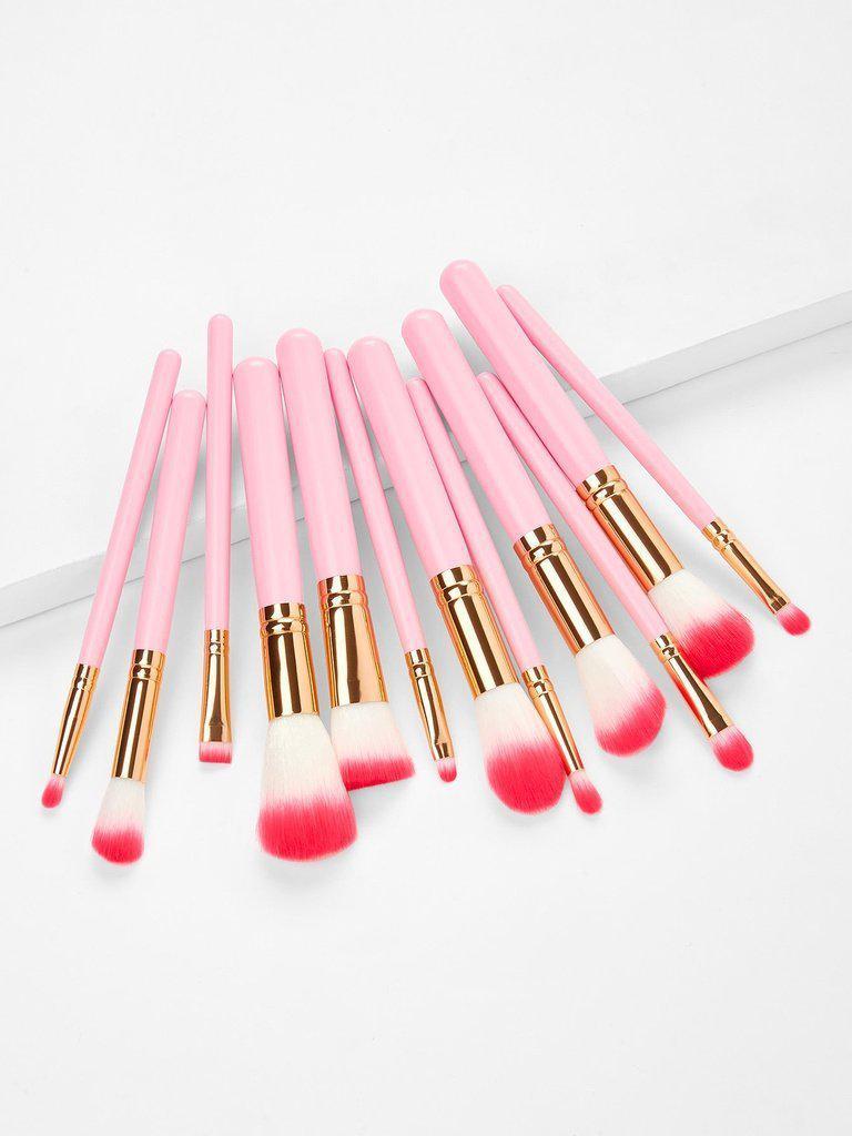 Ombre Bristle Makeup Brush 12pcs--Des Mess