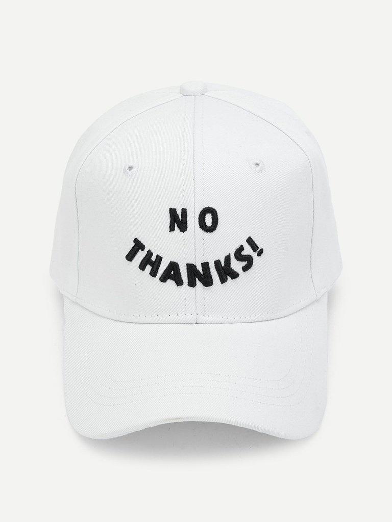 Embroidered Letter Baseball Cap-accessories-Des Mess