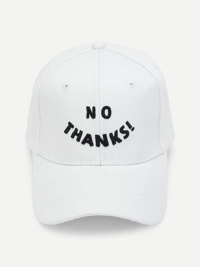 Embroidered Letter Baseball Cap-accessories-Des Mess