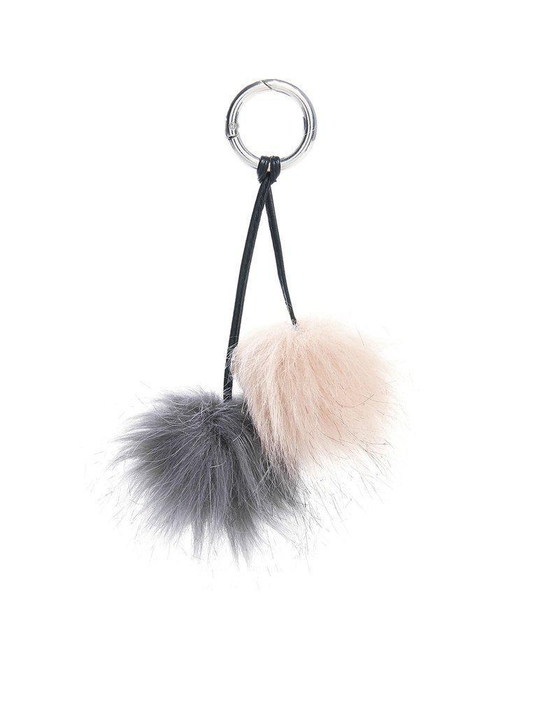 Double Pom Pom Design Keychain-others-Des Mess