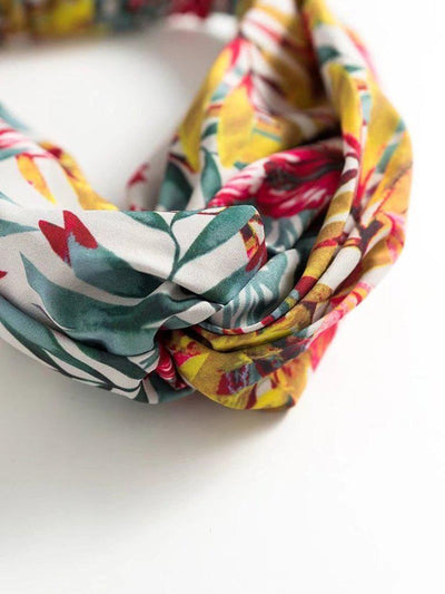 Floral Print Turban Headband-hair-Des Mess