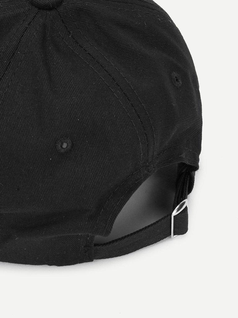 Embroidered Letter Baseball Cap--Des Mess