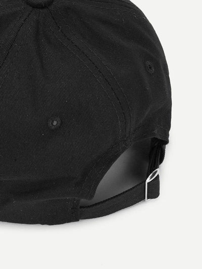Embroidered Letter Baseball Cap--Des Mess
